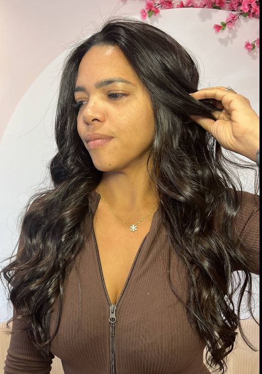 Ondulado com babyliss