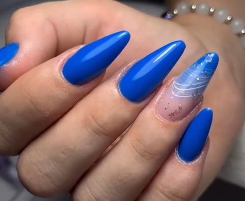 Verniz gel azul
